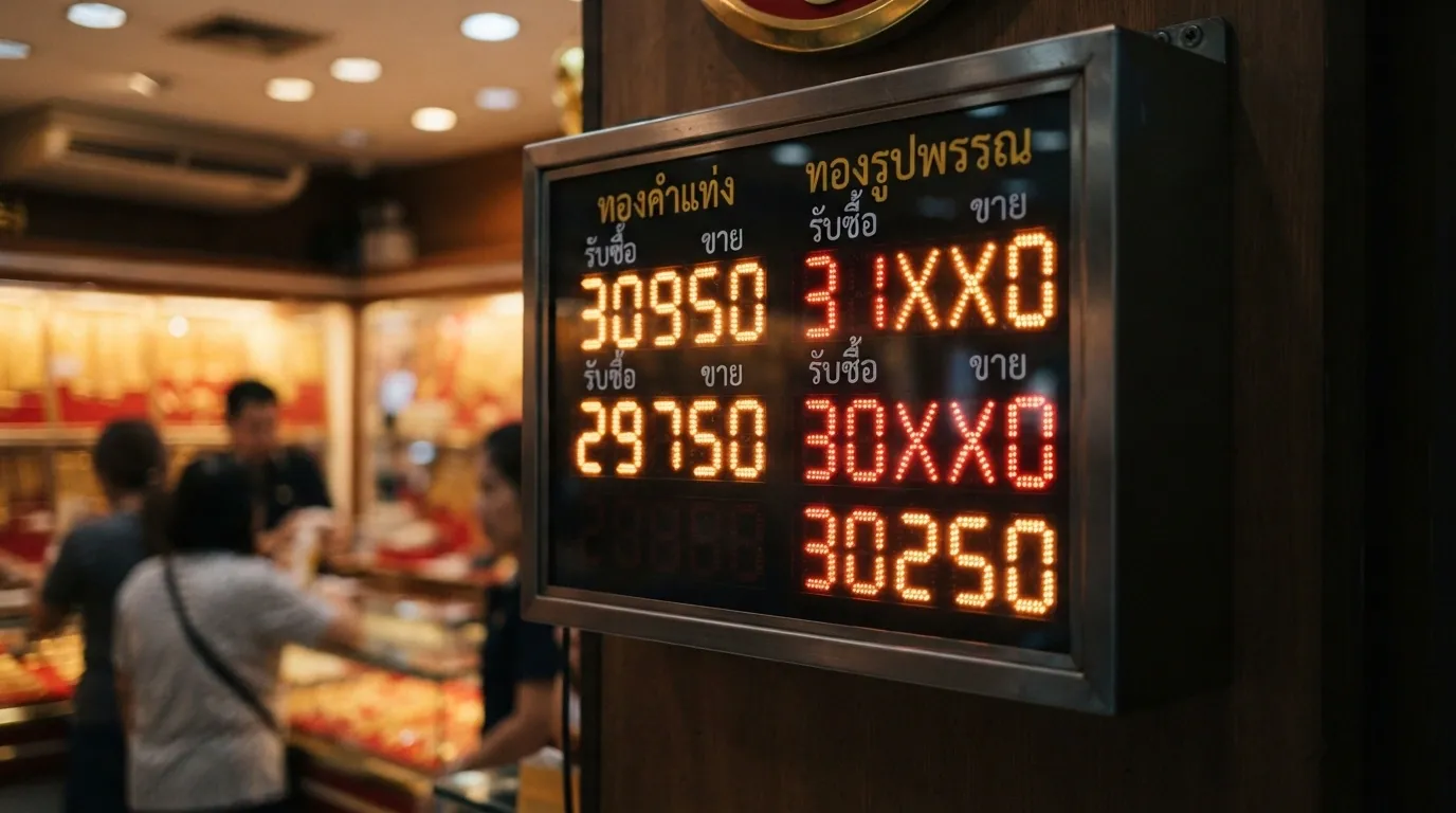 Thai Gold Prices Rise Despite Global Crash: Baht Slump Negates Fed Impact
