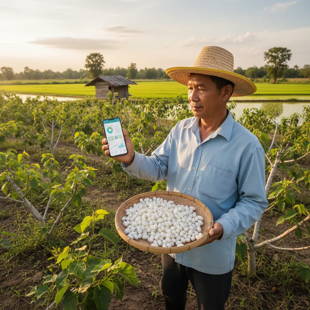 Thailand's Silk Farmers Win Big With AI Apps, Credit Access, and International Recognition