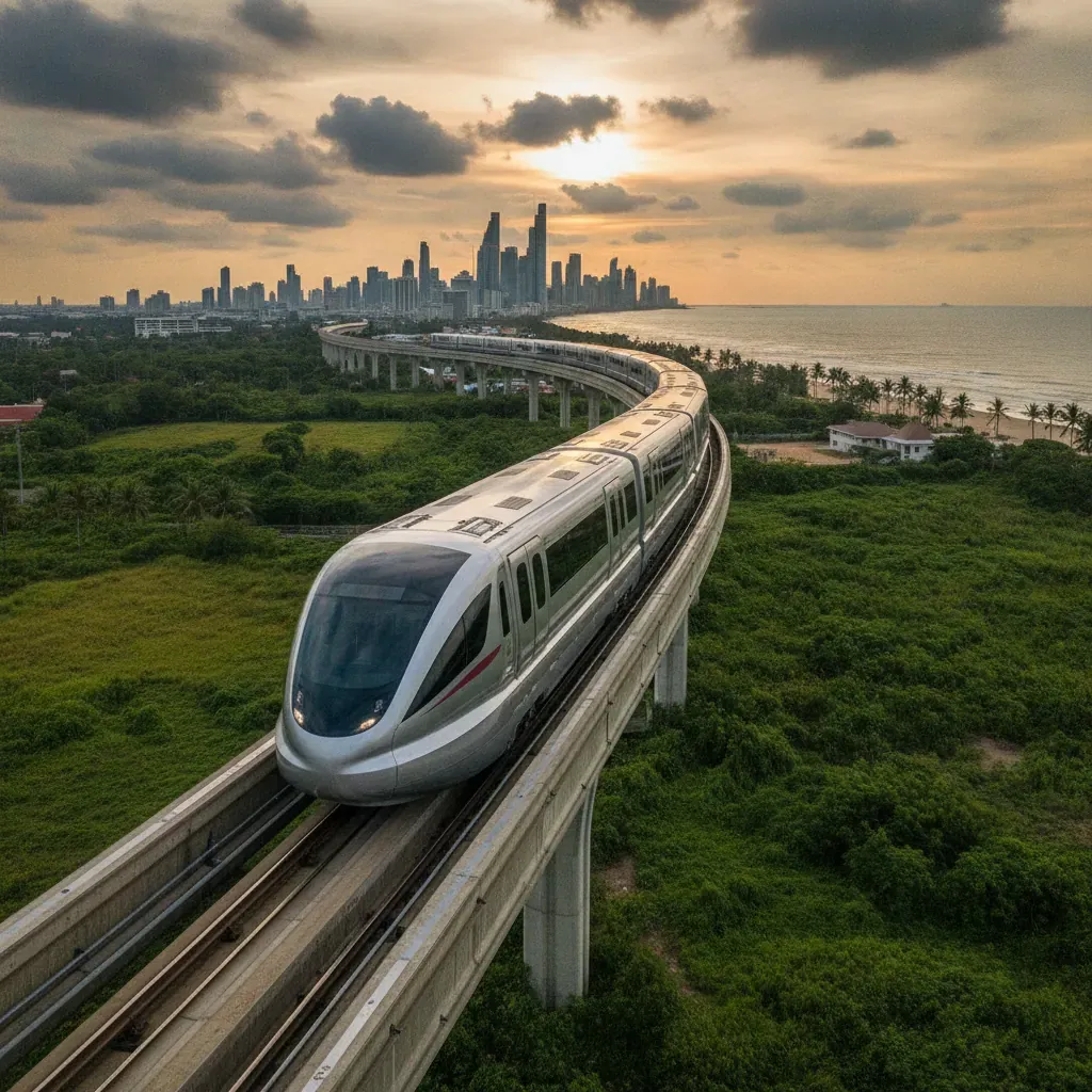 Pattaya Airport Rail Project Faces August 2026 Cabinet Decision on Medium-Speed Alternative