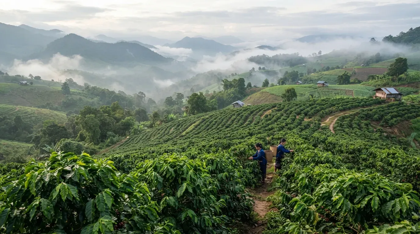 Chiang Rai Coffee Farmers Seek Premium Status to Boost Local Incomes