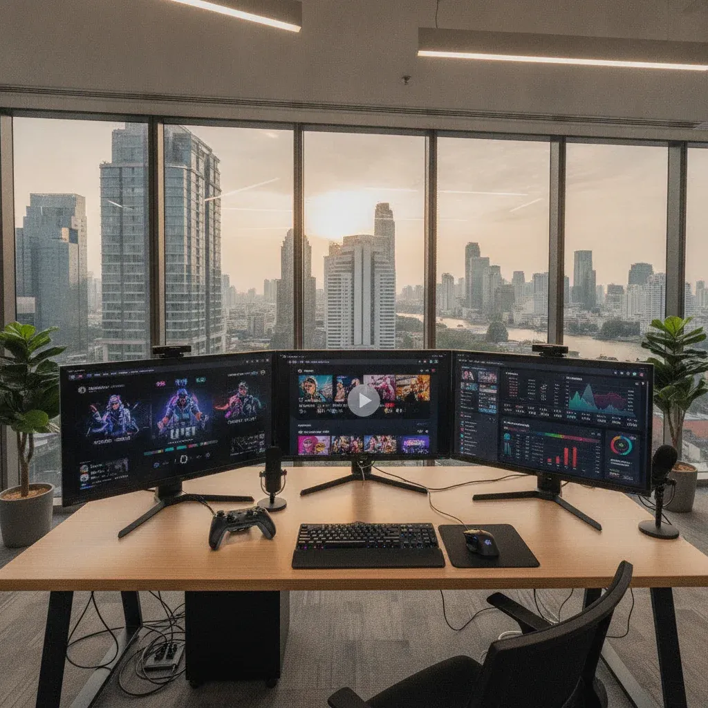 Thailand's Entertainment Boom: Gaming Surges as Traditional Media Faces 2029 Reckoning