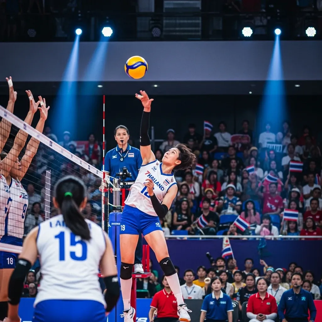 Thailand's Women's Volleyball Team Schedule Set for VNL 2026