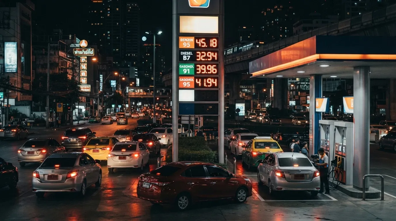 Thailand Faces Sharp Fuel Price Hikes as Middle East Supply Routes Falter