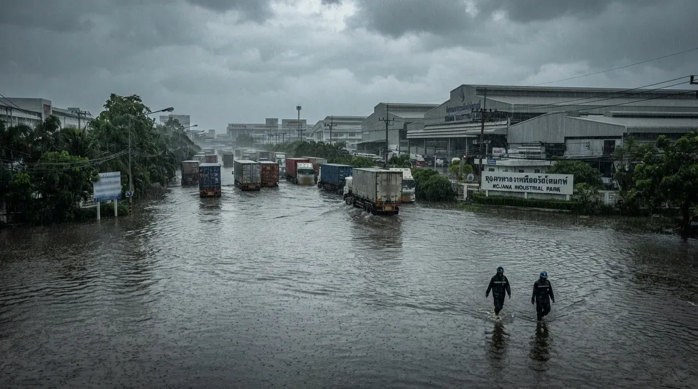 Thai Auto Plants Halt Output as Floods Cripple Supply Routes