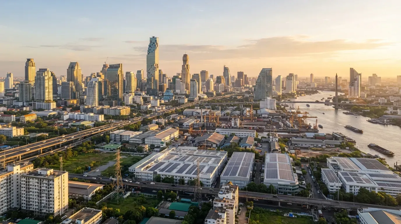 Rising Inflation and Chinese Solar and Battery Imports Shape Thailand's Economic Outlook to 2027